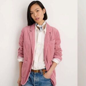 Alex Mill Pink Corduroy Blazer